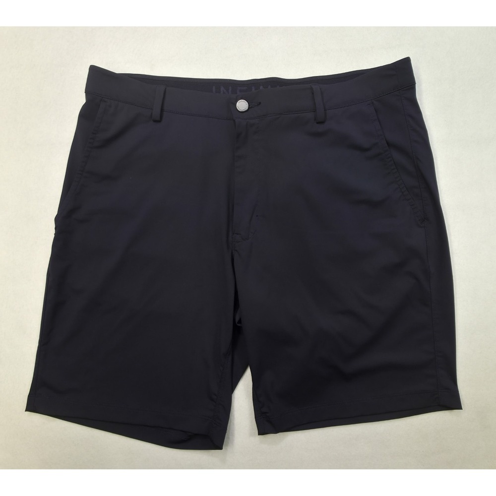Infinity Linear Flex Performance Shorts Mens 36 Blue LIMITED USE Nylon Blend